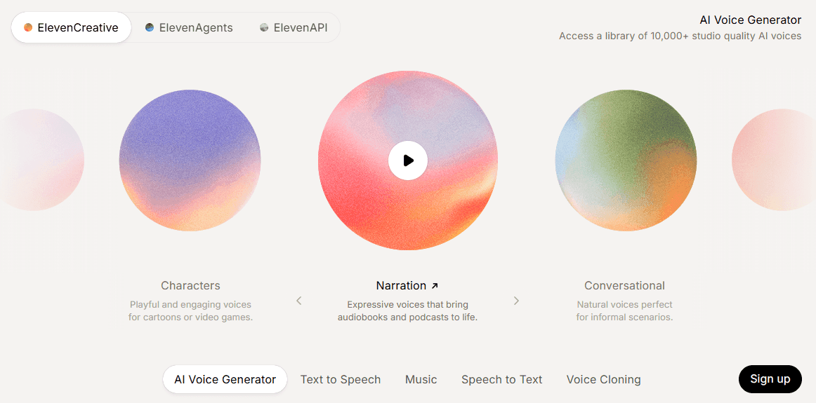 ElevenLabs Voice Platform